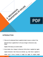 Mechanical Properties of Solids