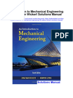 Introduction To Mechanical Engineering 4Th Edition Wickert Solutions Manual Full Chapter PDF