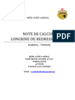Note de Calcul Longrine de Redressement 1703355264