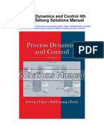 Process Dynamics and Control 4Th Edition Seborg Solutions Manual Full Chapter PDF