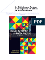 Probability Statistics and Random Processes For Engineers 4Th Edition Stark Solutions Manual Full Chapter PDF