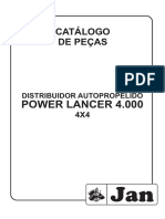 Catálogo de Peças: Power Lancer 4.000