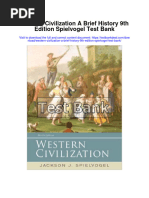 Western Civilization A Brief History 9Th Edition Spielvogel Test Bank Full Chapter PDF