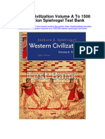 Western Civilization Volume A To 1500 8Th Edition Spielvogel Test Bank Full Chapter PDF