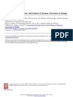 Accountability effects on auditors' performance- The influence of knowledge, problem-solving ability, and task complexity