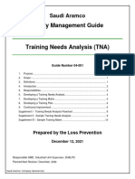 SMG 04-001 Training Needs Analysis 2021-12-13