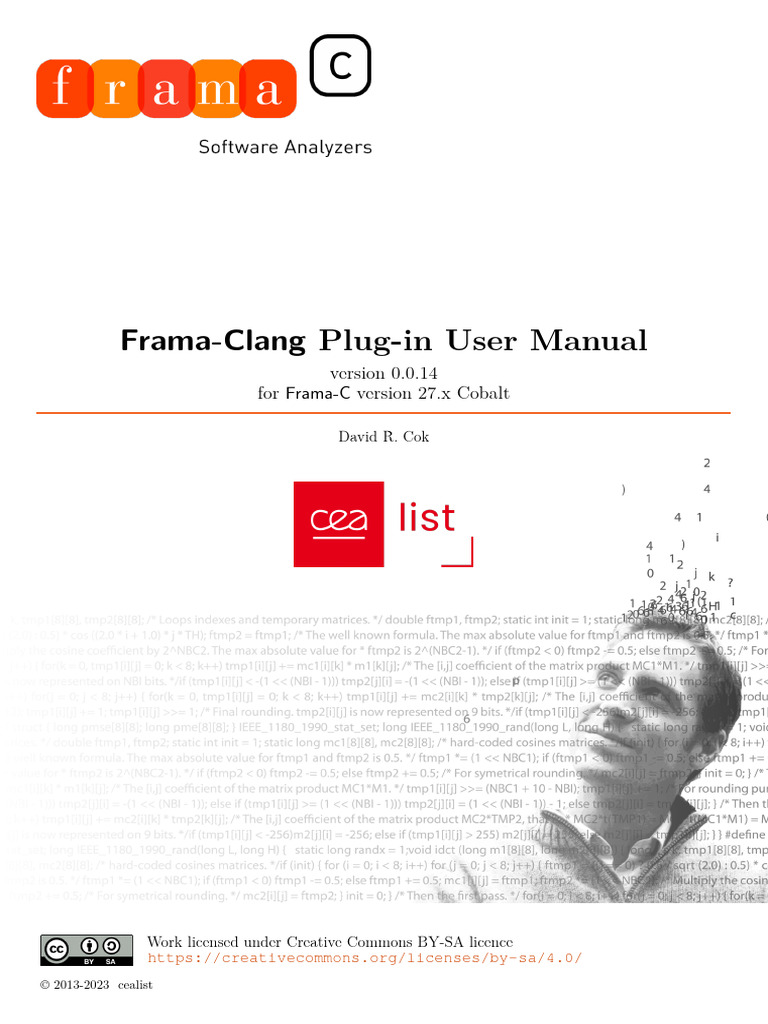 Frama clang manual pdf parsing software engineering