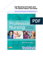 Professional Nursing Concepts and Challenges 7Th Edition Black Test Bank Full Chapter PDF