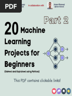 20 Machine Learning Projects For Beginners