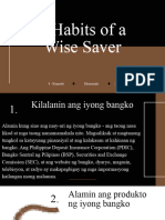 7 Habits of A Wise Saver
