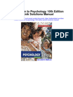 Introduction To Psychology 10Th Edition Plotnik Solutions Manual Full Chapter PDF