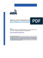 Linear Regression - Manual Calculations Blank