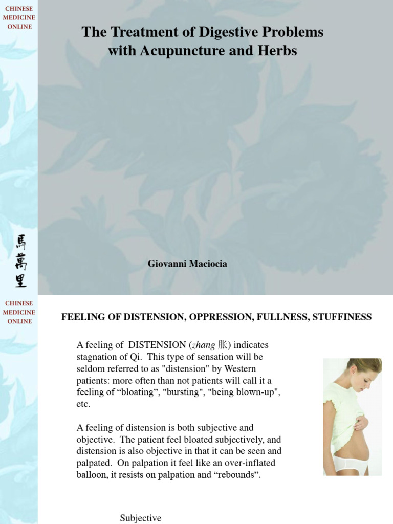 Treatment of Digestive Problems Maciocia Online | PDF | Irritable Bowel ...