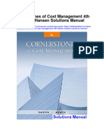 Ebook Cornerstones of Cost Management 4Th Edition Hansen Solutions Manual Full Chapter PDF