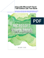 Programming With Microsoft Visual Basic 2017 8Th Edition Zak Test Bank Full Chapter PDF
