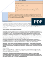 Teorias Sobre La Evolucion Del Hombre Grado 9 Tercer Periodo