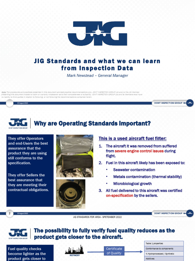 JIG Standards and What We Can Learn From Inspection Data PDF
