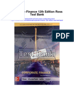 Ebook Corporate Finance 12Th Edition Ross Test Bank Full Chapter PDF