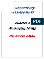 Chapter 2 Managing Teams Lecture Notes 1