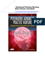 Psychiatric Advanced Practice Nursing 1St Edition Perese Test Bank Full Chapter PDF