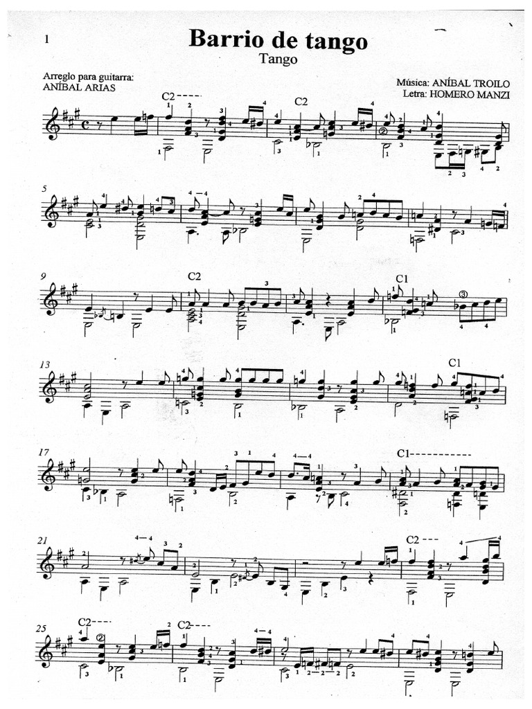 Barrio de Tango | PDF
