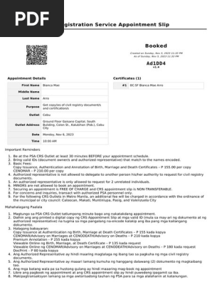 appointment 