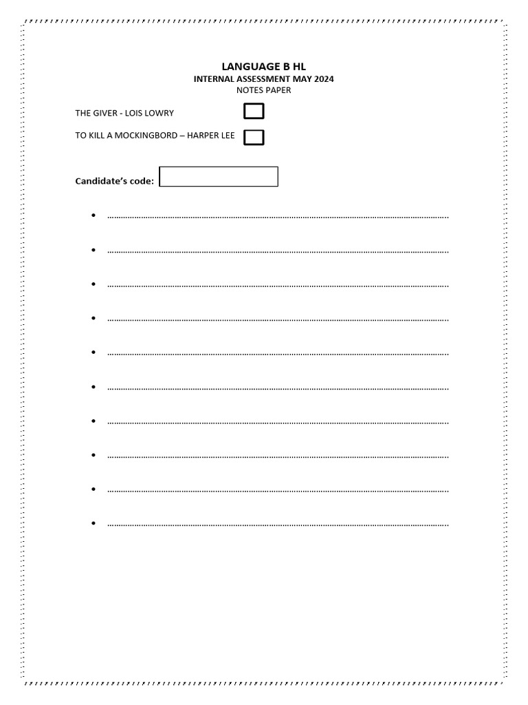 Ia notes maker format pdf