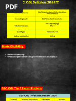 SSC CGL 2026 Detailed Syllabus | PDF