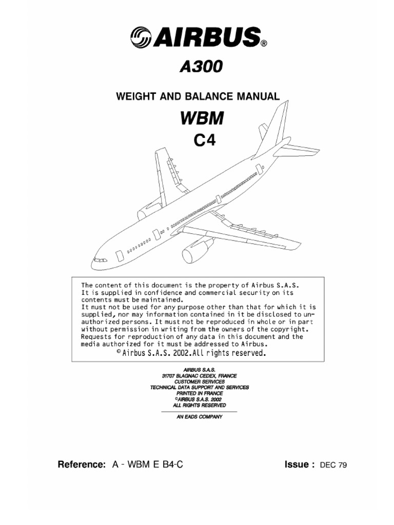 Weight and Balance Manual PDF