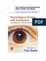 Psychological Testing and Assessment 9Th Edition Cohen Test Bank Full Chapter PDF