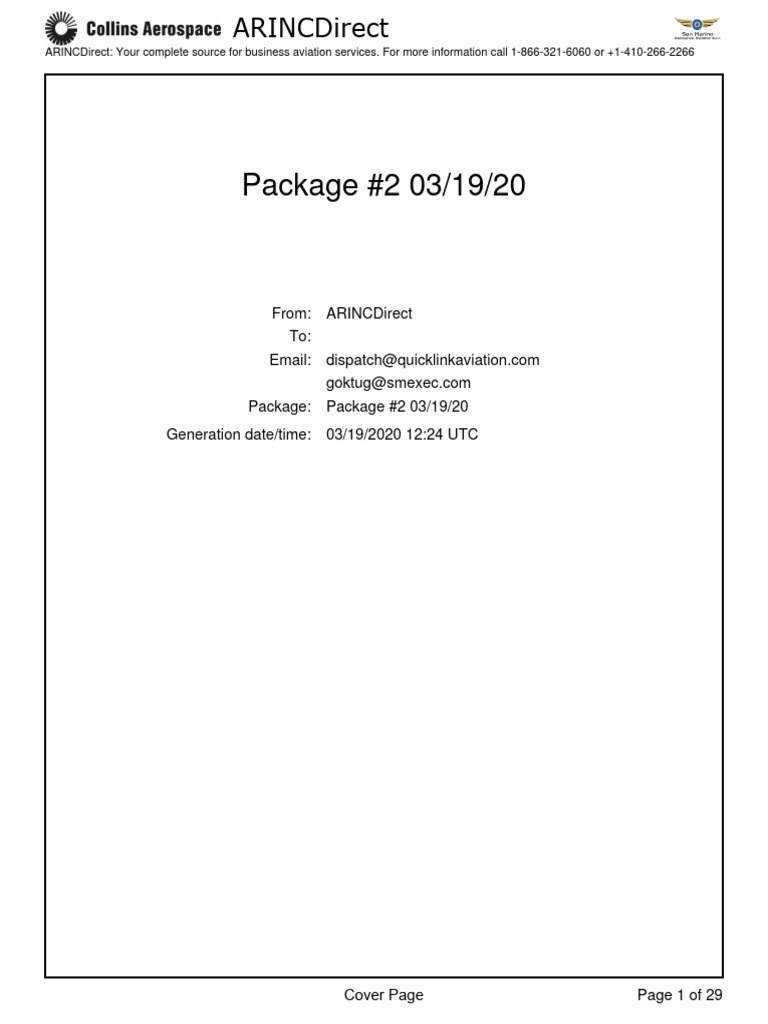 Business Aviation Flight Plan | PDF | Aviation | Aerospace