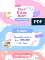 Zakat Dalam Islam - Dhea Nadira (2023140003)