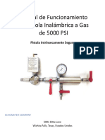 Manual de Pistola A Gas Inalambrica de 5000psi