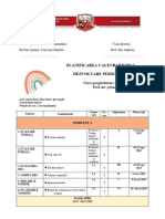 DP - Planificare Clasa Pregatitoare