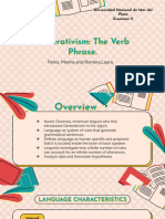 Generativism and The Verb Phrase Cpy