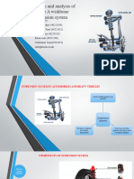 Design and Analysis of Double A Wishbone Suspension