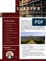 Dr. SSB UICET Newsletter Vol 1