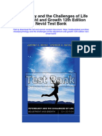 Psychology and The Challenges of Life Adjustment and Growth 12Th Edition Nevid Test Bank Full Chapter PDF