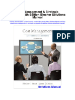 Ebook Cost Management A Strategic Emphasis 6Th Edition Blocher Solutions Manual Full Chapter PDF