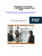 Ebook Cost Management A Strategic Emphasis 5Th Edition Blocher Test Bank Full Chapter PDF