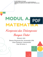 Modul Ajar Matematika - Komposisi Dan Dekomposisi Pada Bangun Datar - Fase B-1