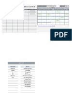 HR Birthday Calendar Template