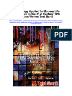 Psychology Applied To Modern Life Adjustment in The 21St Century 12Th Edition Weiten Test Bank Full Chapter PDF