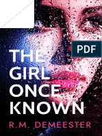 The Girl Once Known - RM Demeester