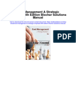 Ebook Cost Management A Strategic Emphasis 8Th Edition Blocher Solutions Manual Full Chapter PDF