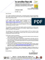 CBSE/ACAD/DIR/2023 Date: 15.12.2023 Circular No: Acad-136/2023 All The Heads of Schools Affiliated To CBSE