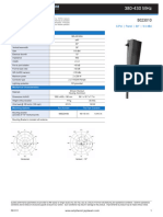 X-Pol - Panel - 80° - 9.0 DBD: Electrical Characteristics