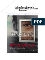 Psychology From Inquiry To Understanding 3Rd Edition Lilienfeld Test Bank Full Chapter PDF