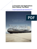 Download Investments Concepts And Applications 5Th Edition Heaney Test Bank full chapter pdf