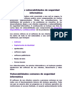 Principales Vulnerabilidades de Seguridad Informática